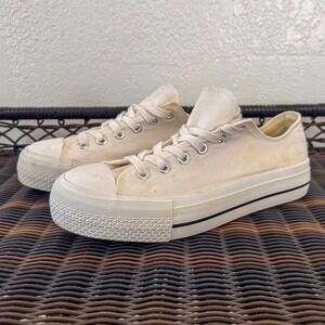Sincerely Jules White Canvas Sneaker 8.5 S45